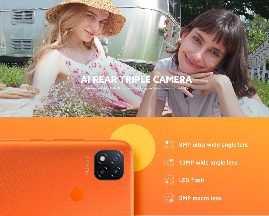 Xiaomi Redmi 9C камера передняя
