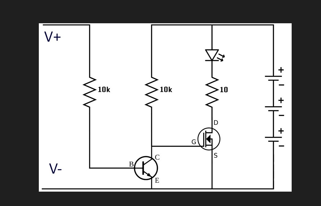 Схема на транзисторе