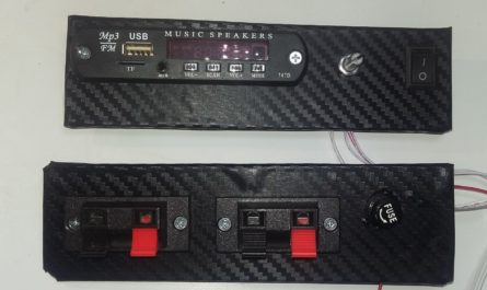 Как собрать MP3 декодер в  корпусе от автомагнитолы , с  Micro USB, TF и  Радио