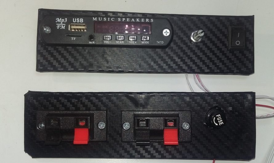 Как собрать MP3 декодер в  корпусе от автомагнитолы , с  Micro USB, TF и  Радио
