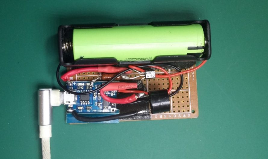Зарядное устройство для аккумулятора 18650 со звуком
